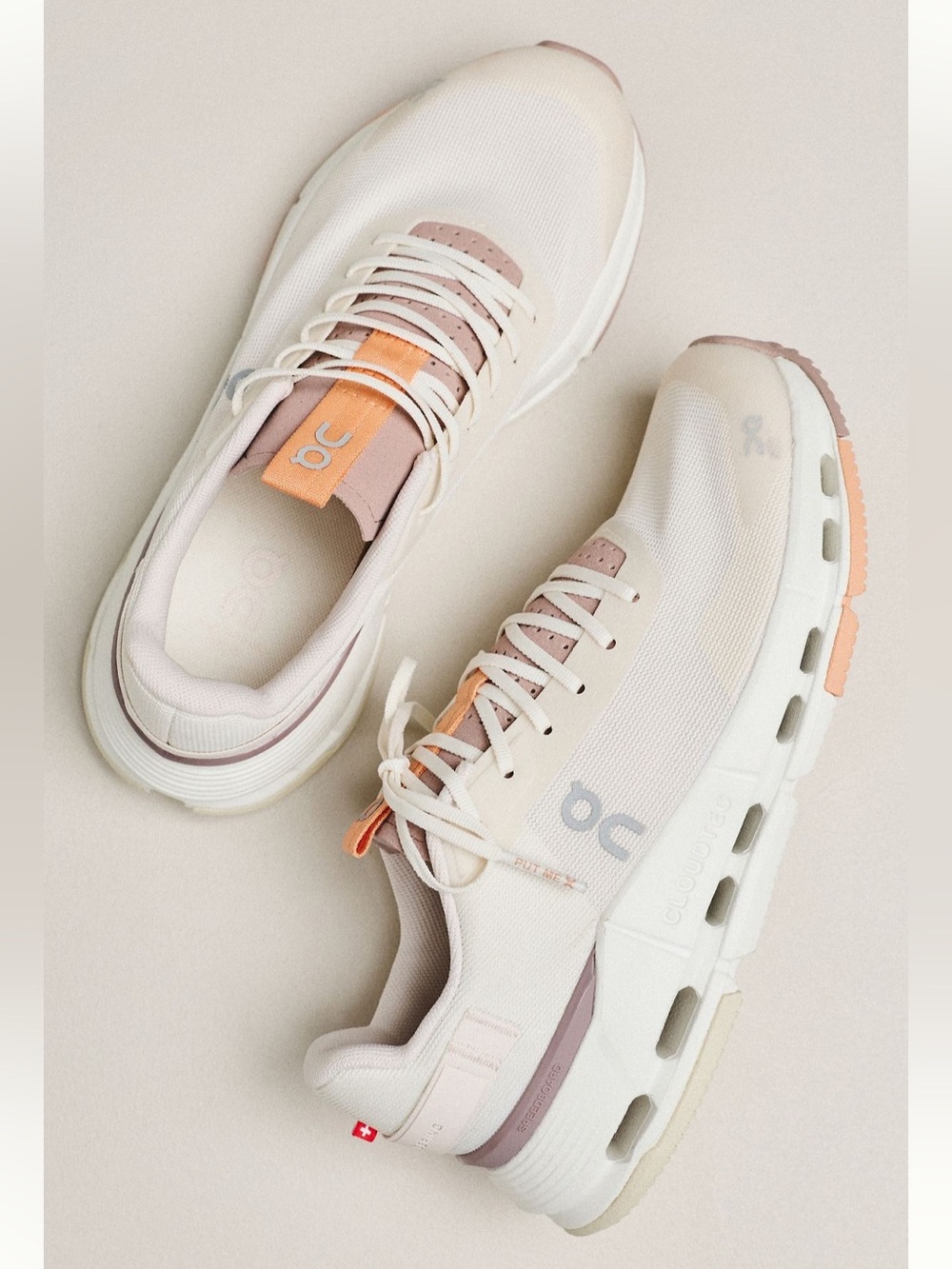 On Cloudnova Form 2 Sneakers Running Shoes Oyster Ivory Women’s 5.5 NEW NWT